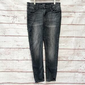 JUDY BLUE Skinny Fit Washed Black Jeans Sz 11 / 30